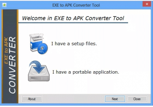 تبدیل نرم افزار اندروید EXE به APK