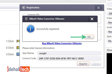 فعال‌ سازی xilisoft video converter