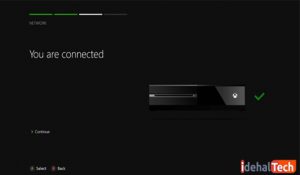 Xbox-One-پیامی-را-نشان-می‌دهد-که-شما-متصل-هستید