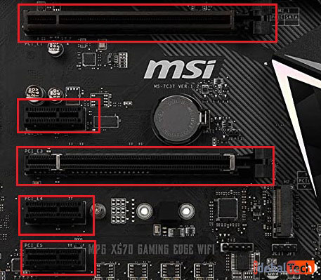 PCI or Expansion slots