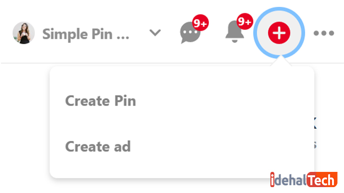 ساخت پین در پینترست