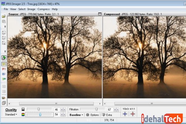 نرم افزار کاهش حجم عکس JPEG Imager