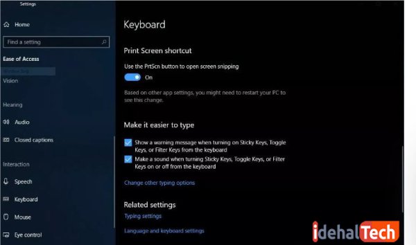 اسکرین شات در ویندوز 7 با کلید PrtScn 
