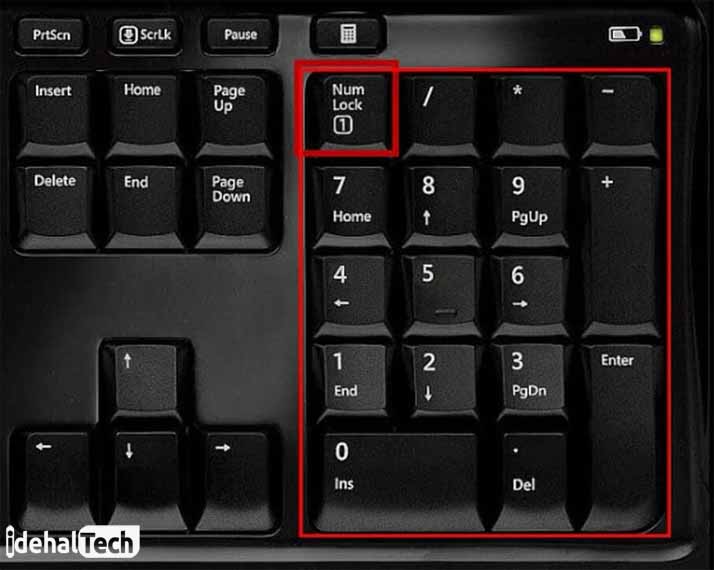 کلیدهای میانبر روی صفحه کلید برای ماشین حساب