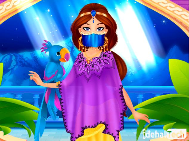 بازی دخترانه Arabian Princess Dress Up