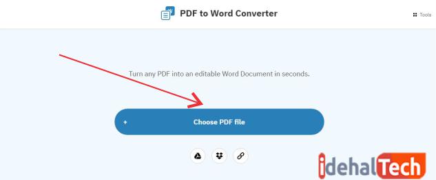 روی choose pdf file کلیک کنید