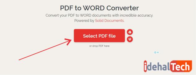 روی select pdf files کلیک کنید