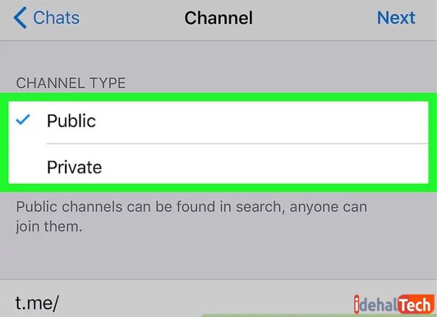 کانال تلگرام خود را خصوصی یا عمومی کنید