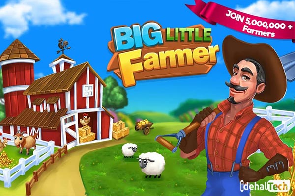 بازی مزرعه‌ای BIG LITTLE FARMER OFFLINE FARM