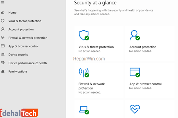 اسکن ویروس Microsoft Defender در ویندوز 11
