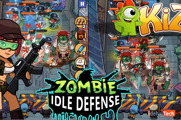 بازی کم حجم آیفون Zombie Idle Defense