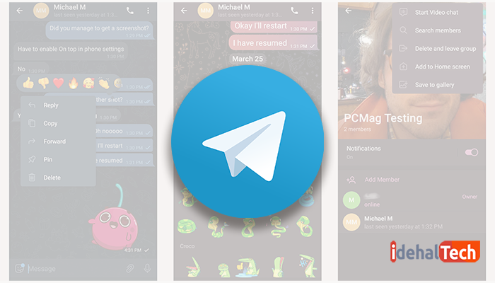 پیام رسان تلگرام 