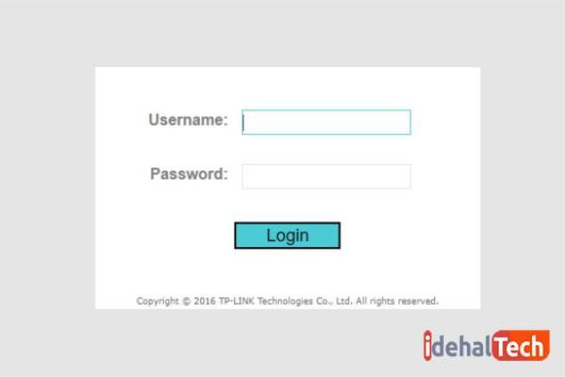 نام کاربری و رمز عبور مودم خود را وارد نمایید