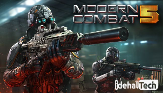 بازی modern mombat یکی از بهترین بازی های چند نفره تک تیرانداز اندروید 
