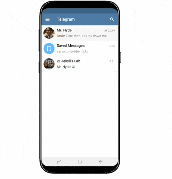 امکان جابجایی بین اکانت‌های تلگرام وجود دارد.
