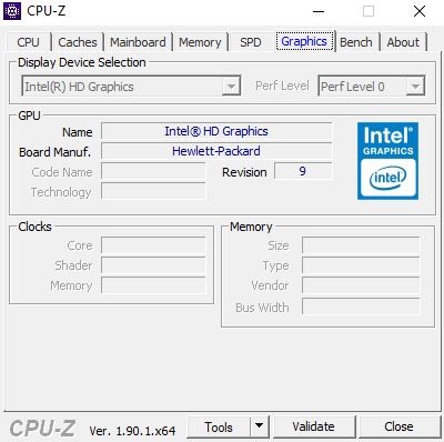 تب Graphics در نرم افزار CPU Z اهمیت دارد. 