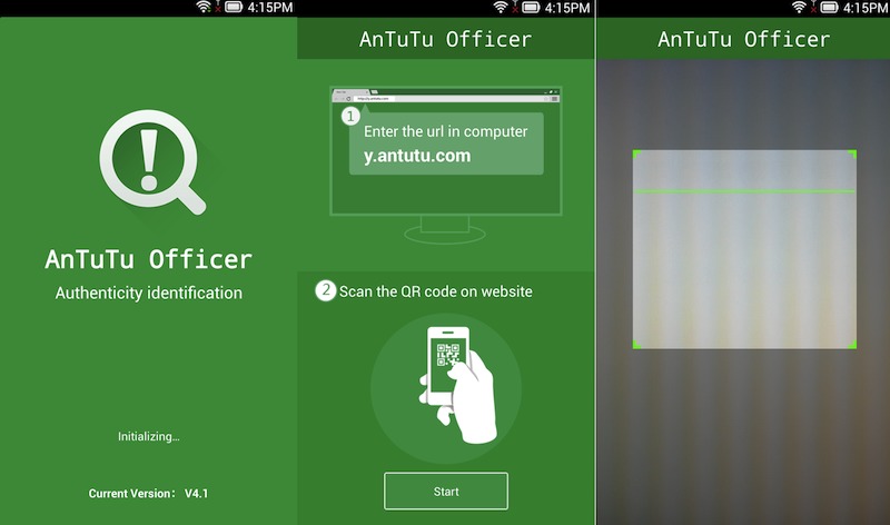 نرم افزار AnTuTu Officer برای شناسایی اصالت گوشی استفاده می شود.