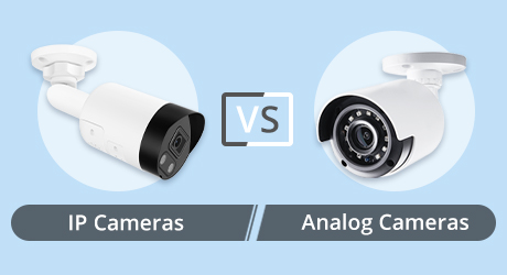 دوربین آی پی و آنالوگ با یکدیگر تفاوت دارند.
