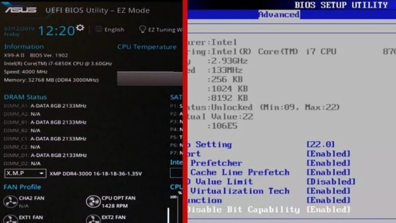 BIOS و UEFI BIOS ذر انتخاب مادربرد