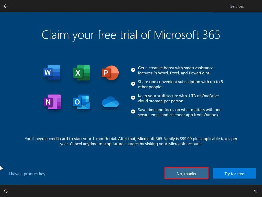 تنظیمات Microsoft 365 هنگام دانگرید از ویندوز 11 به ویندوز 10